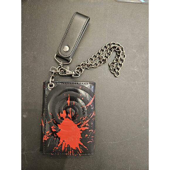 Jigsaw Saw Wallet w/ Chain | Horror Movie Style | Gothic Geek Fashion - Picture 6 of 7